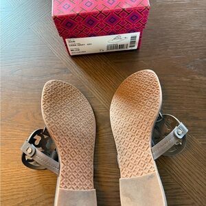 Tory Burch Gray Miller sandals